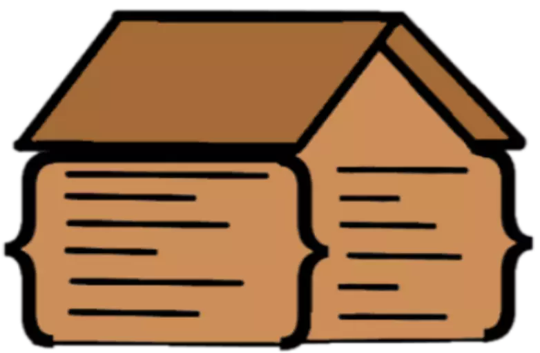 Site logo of shed with code inside it